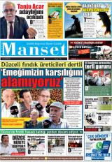 DÜZCE MANŞET