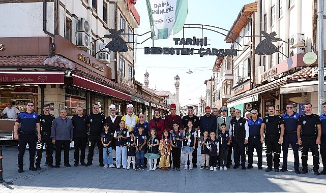 Konya Büyükşehir Zabıtası’ndan Esnafa Zabıta Haftası’nda Anlamlı Ziyaret