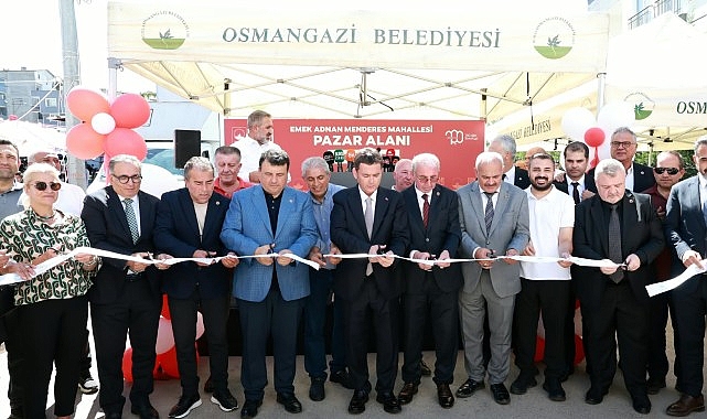Osmangazi’de Modern Bir Pazar Alanı Daha Hizmete Girdi