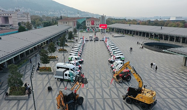 Osmangazi Belediyesi Araç Filosunu 41 Yeni Araçla Güçlendirdi
